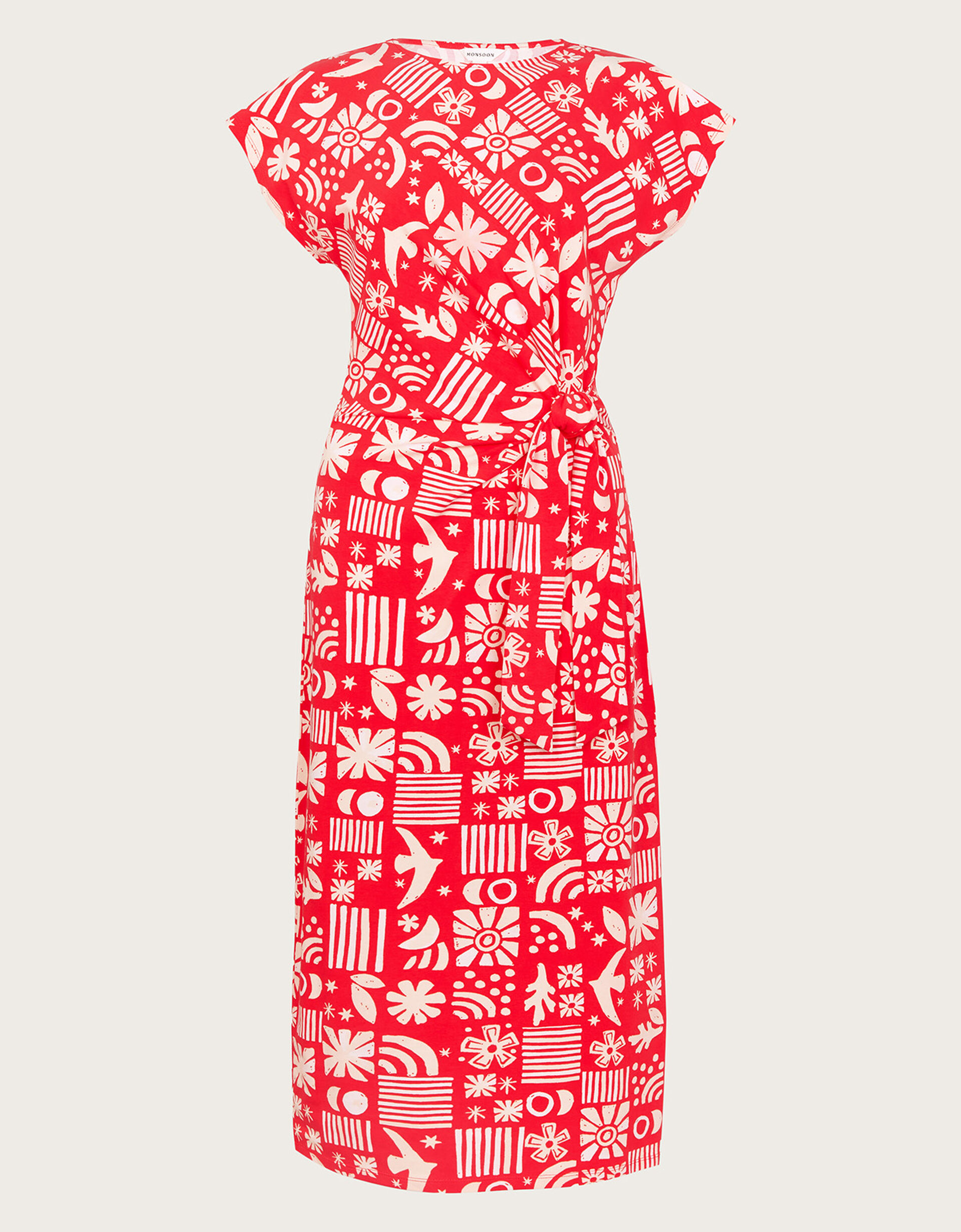 Medallion Tie Side Dress