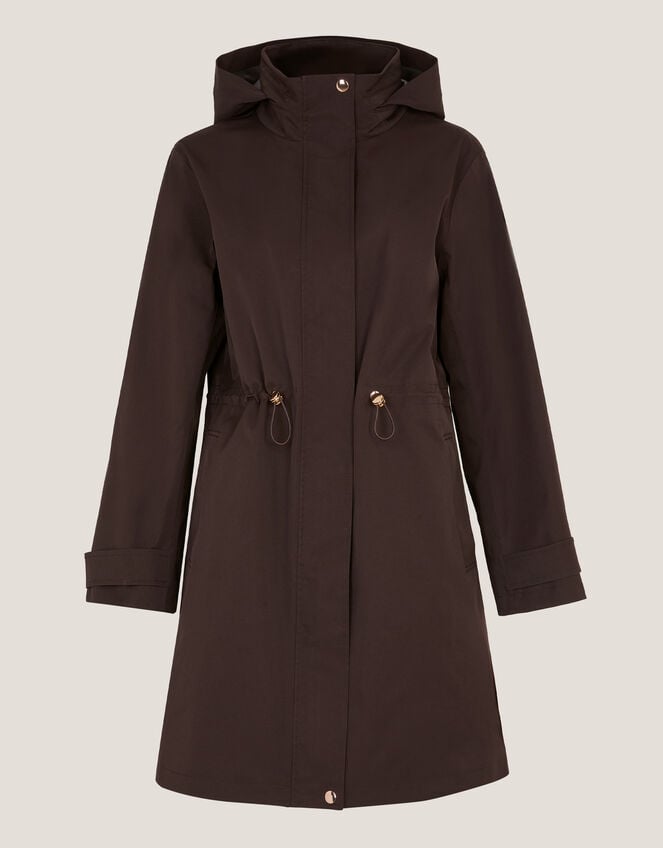 Ada Waterproof Raincoat, Brown (CHOCOLATE), large