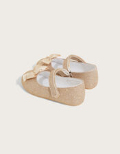 Glitter Bow Walkers, Gold (GOLD), large