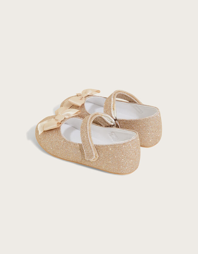 Glitter Bow Walkers, Gold (GOLD), large