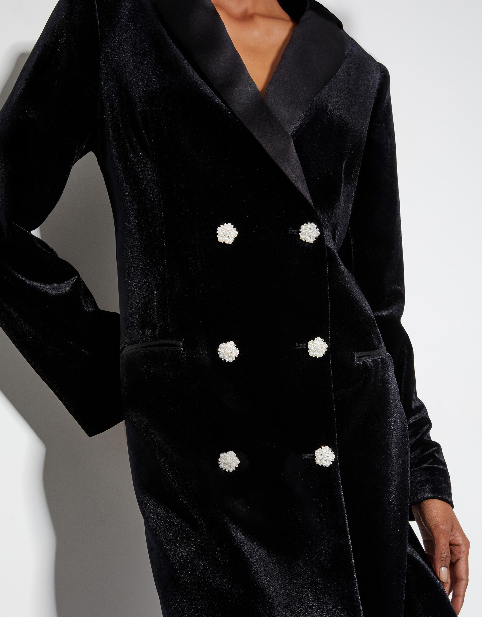 Missguided black blazer dress hot sale