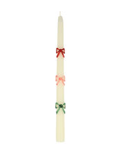 Meri Meri 2-Pack Bow Christmas Taper Candles, , large