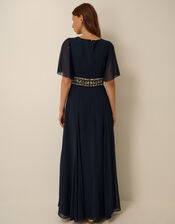 Sienna Embellished Maxi Dress, Blue (NAVY), large