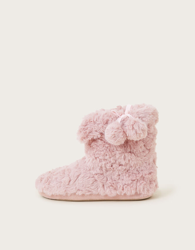 Bree Faux Fur Slipper Boots, Pink (PINK), large