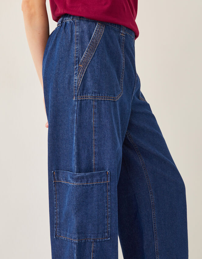 Harper Utility Jeans, Blue (MID AUTHENTIC BLUE), large