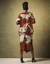 One Hundred Stars Cigar Rachel Dress, Brown (BROWN), large