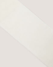 Baby Frosted Cotton Tights, Ivory (IVORY), large