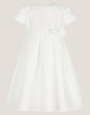 Baby Isabella Pearl-Embellished Dress, Ivory (IVORY), large