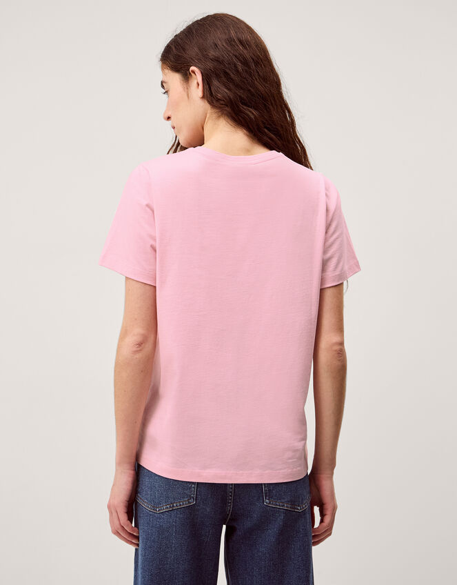 Portobello Road Slogan T-Shirt, Pink (PINK), large