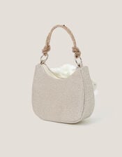 Oversized Flower Scoop Bag, Gold (GOLD), large