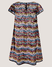 Sequin Stripe Party Dress, Multi (MULTI), large