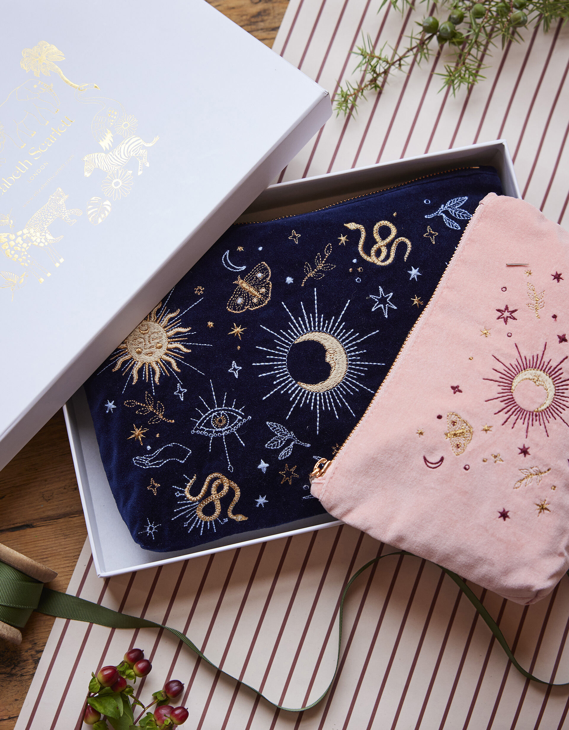 Elizabeth Scarlett Boho Mysticism Velvet Pouch