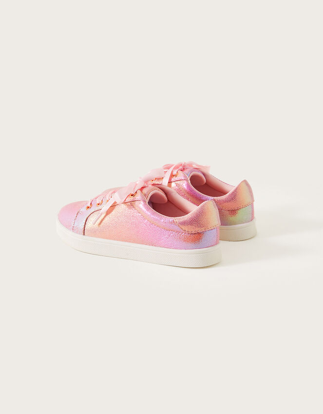Shimmer Rainbow Padded Trainers, Multi (MULTI), large