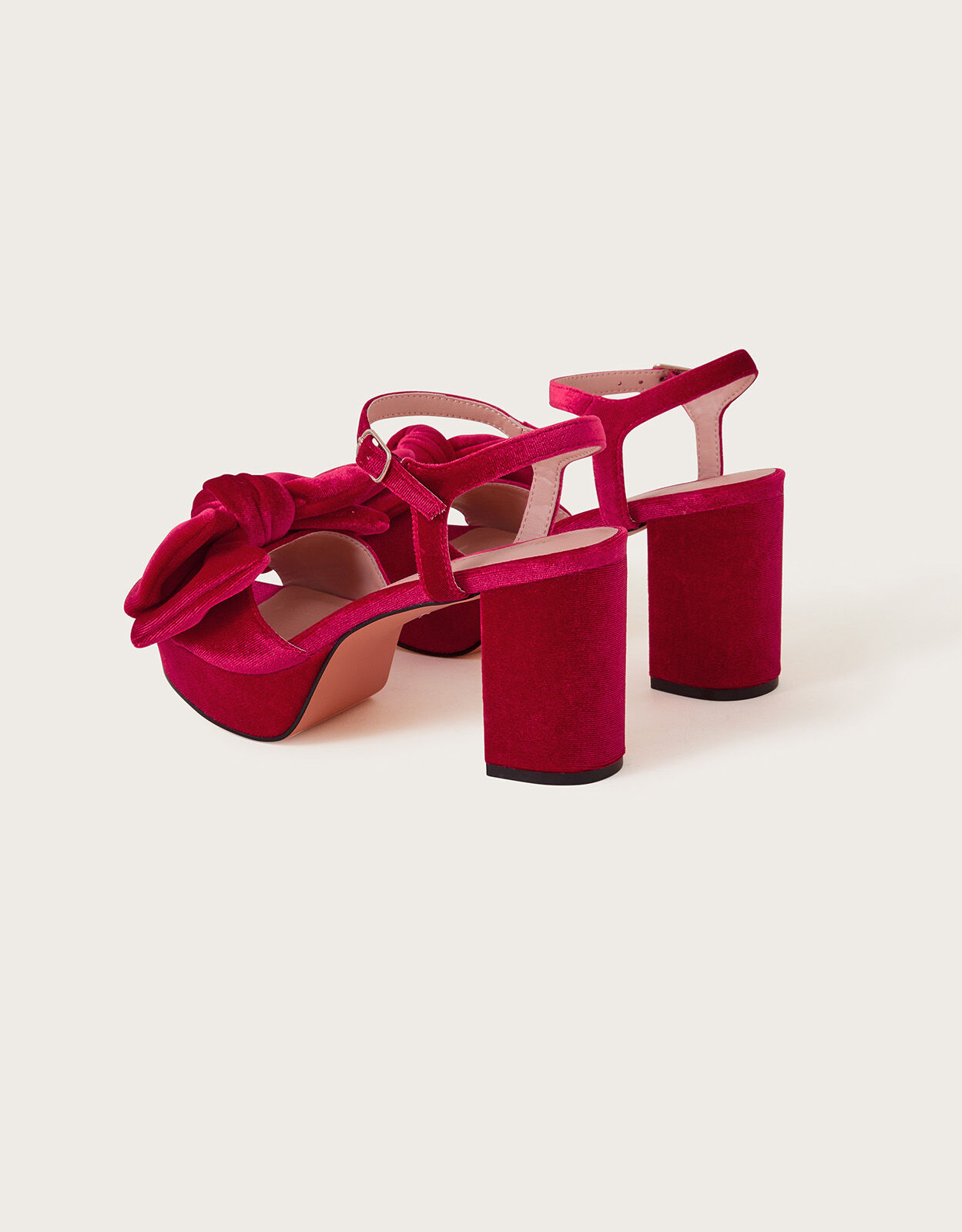 Red platform discount heels uk