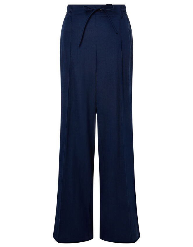 Wide-Leg Trousers Blue | Trousers & Leggings | Monsoon UK.