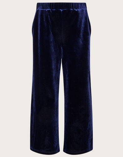 Velvet Trousers, Blue (NAVY), large