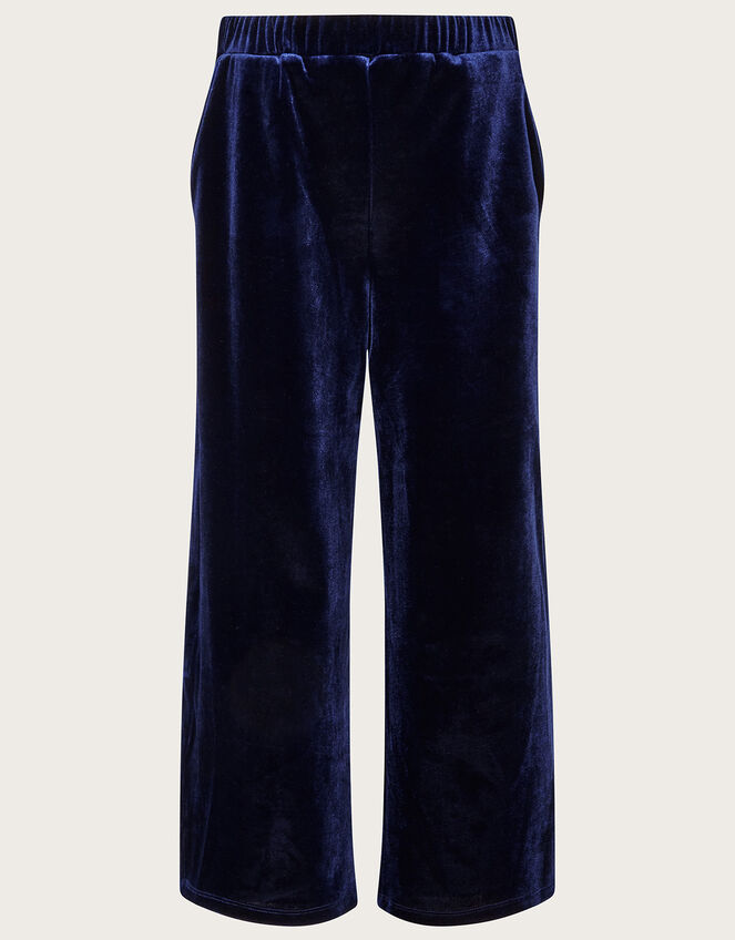 Velvet Trousers, Blue (NAVY), large