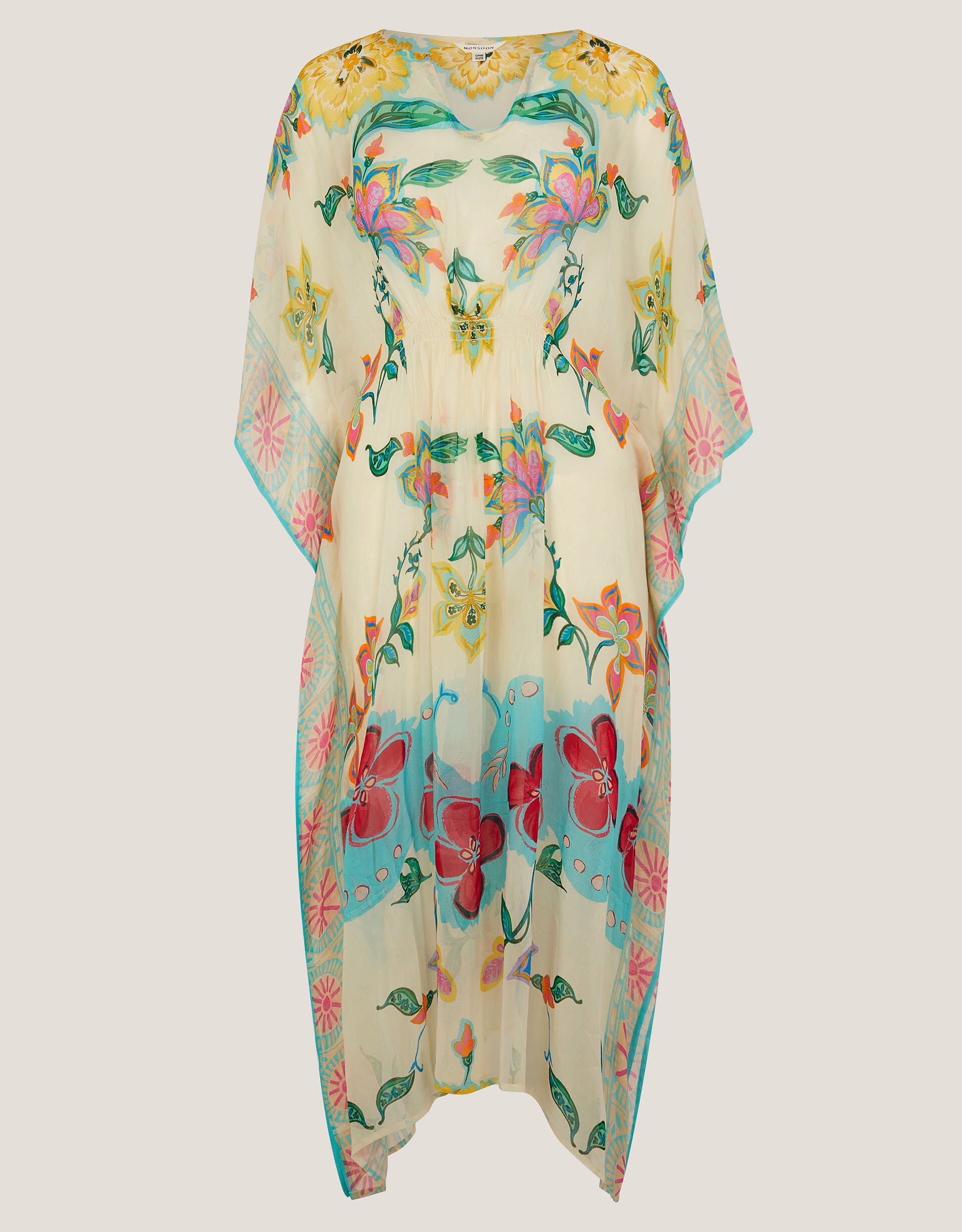 Gloria Floral Print Kaftan, , large