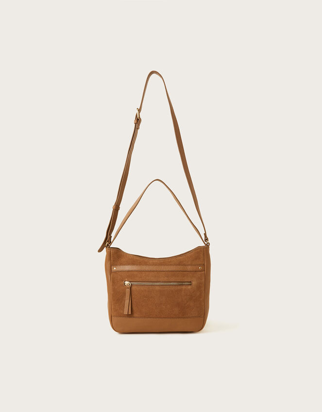 Leather Shoulder Bag, , large