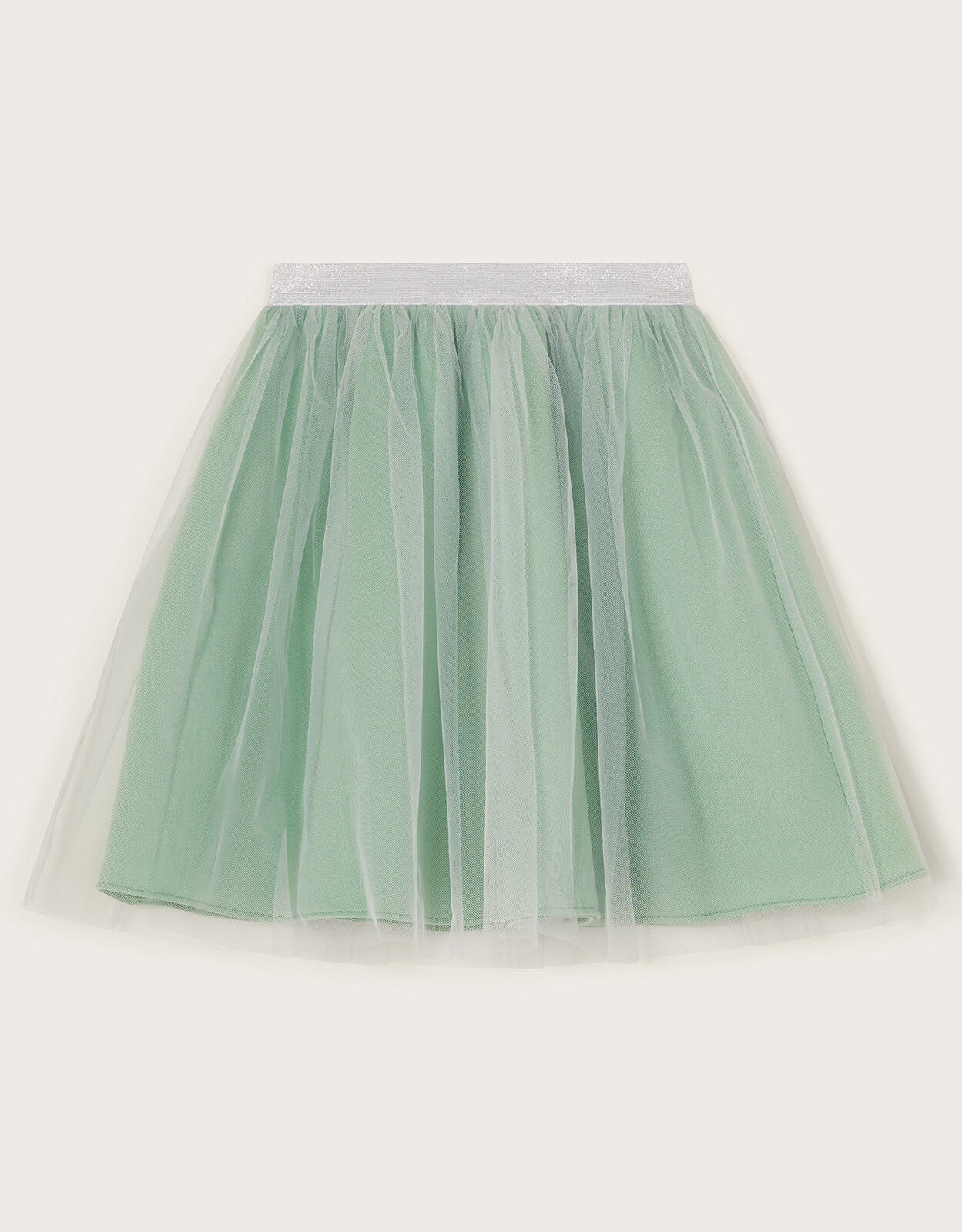 Layla 3D Petal Scuba Skirt Green Girls Skirts Monsoon UK