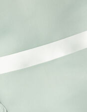 Molly Scuba Bridesmaid Dress, Green (SAGE), large