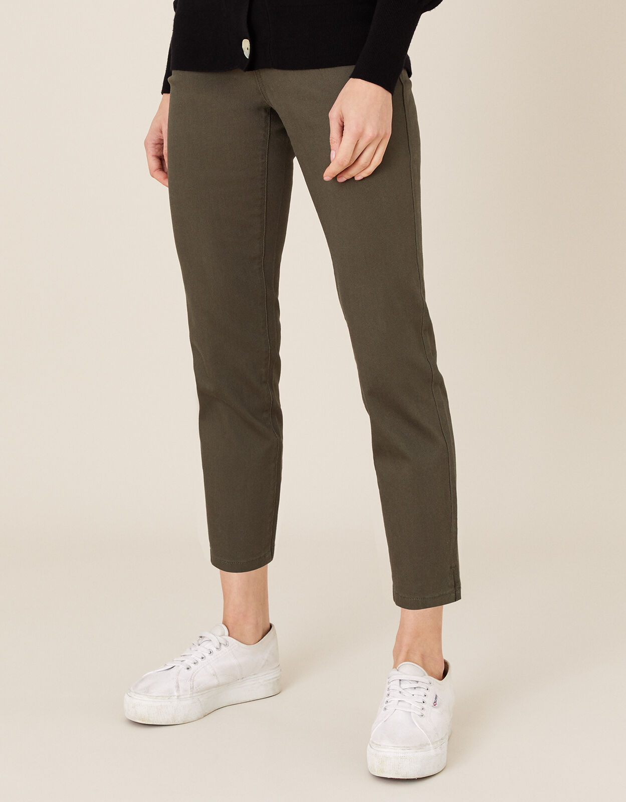 Safaia Ankle Grazer Jeans Green