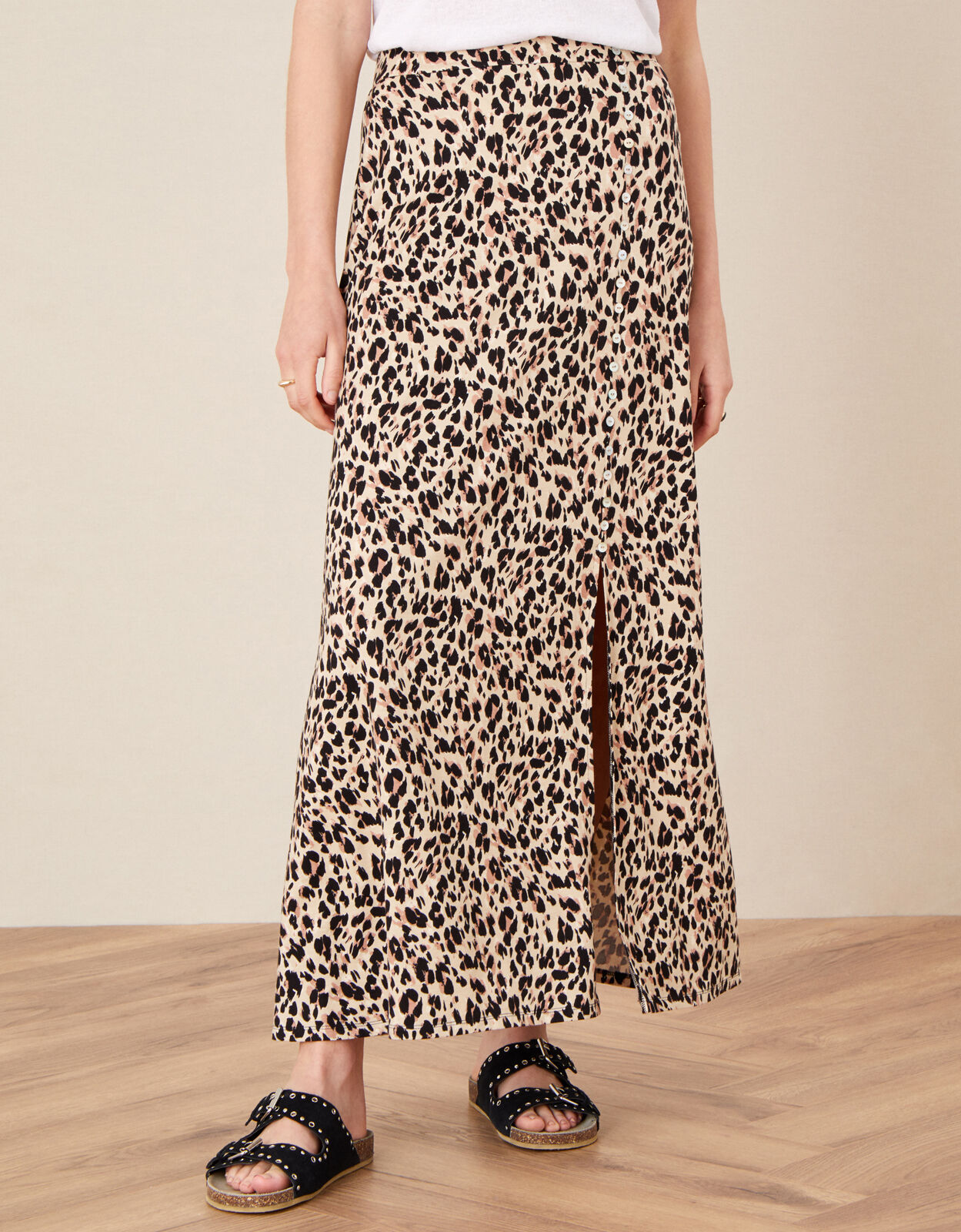 leopard maxi skirt uk