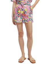 Scotch and Soda Fruit Print Casual Shorts, Pink (PINK), large