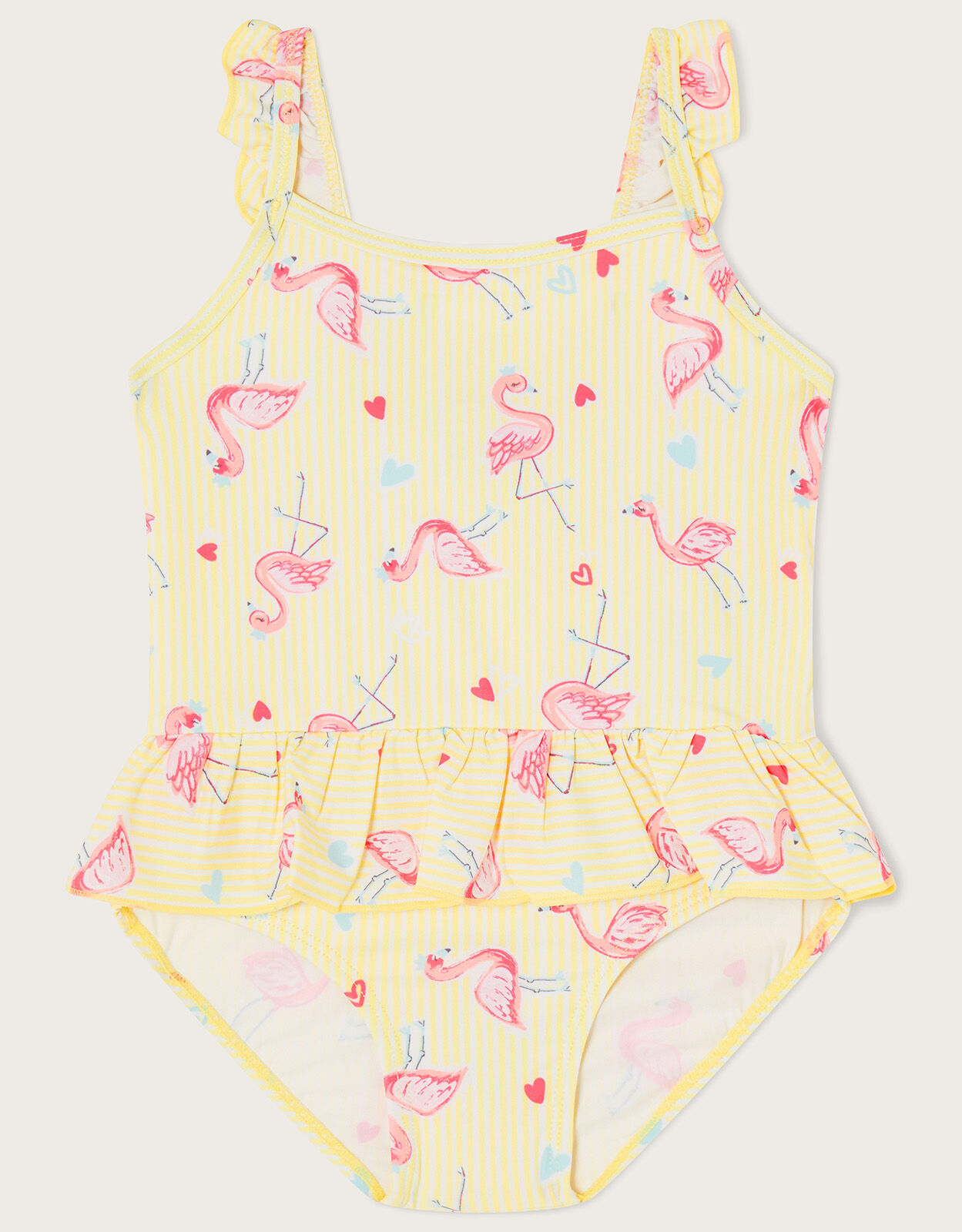 Baby yellow swimsuit hotsell