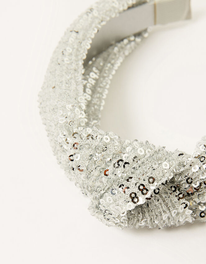Sequin Knot Headband, , large