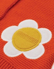 Frugi Patsy Pocket Cardigan, Orange (ORANGE), large