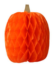 Meri Meri 10-Pack Honeycomb Pumpkin Decorations, , large
