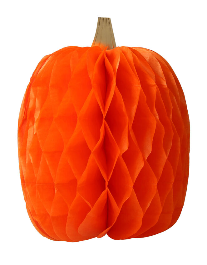 Meri Meri 10-Pack Honeycomb Pumpkin Decorations, , large