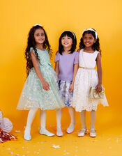 Pia Tiered Dress, Green (MINT), large