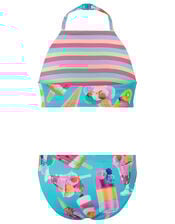 Sundae Reversible Bikini Set with Recycled Polyester, Green (GREEN), large