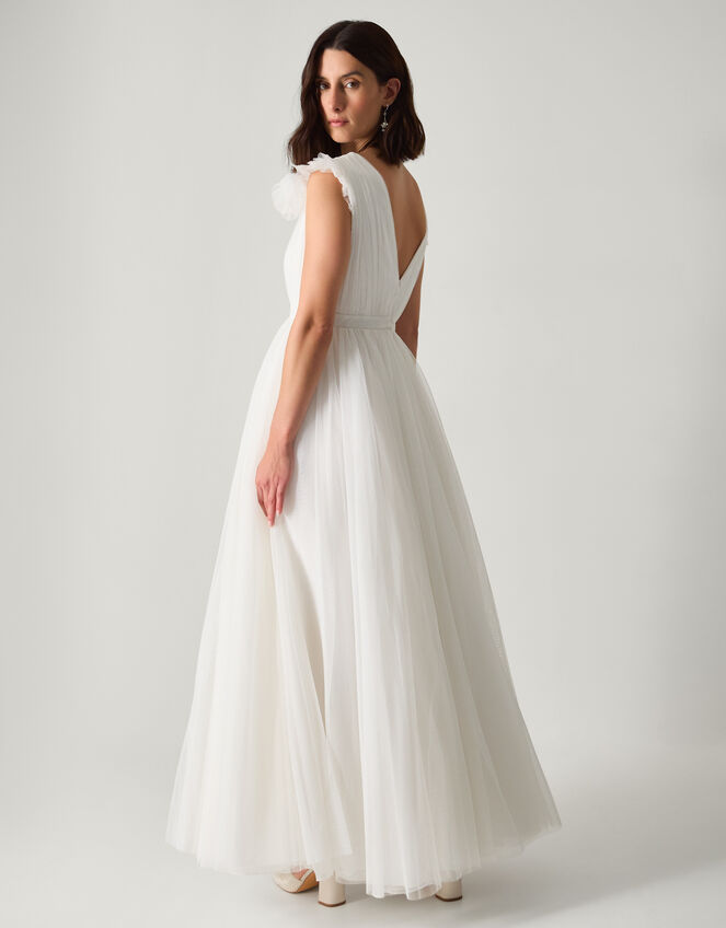 Gabriella Tulle Maxi Wedding Dress, Ivory (IVORY), large