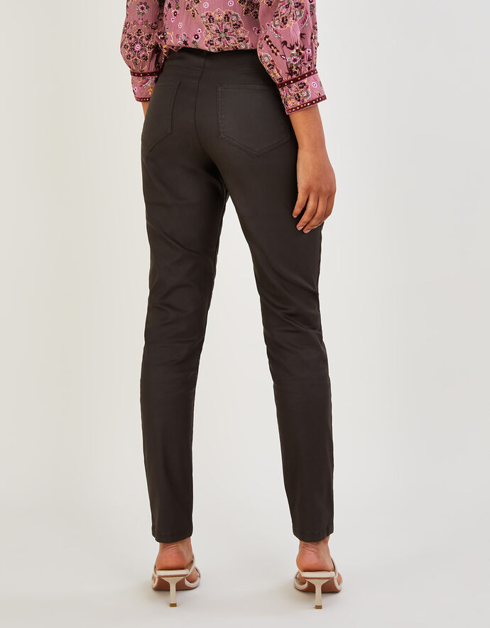 Jeckerson Brown Cotton Skinny Jeans