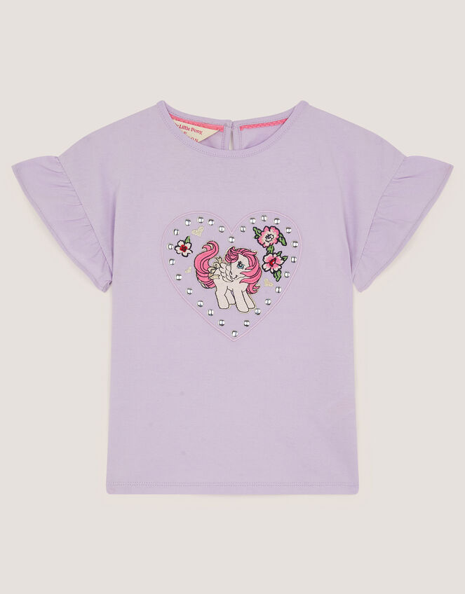 Monsoon x My Little Pony Embroidered T-Shirt, Purple (LILAC), large