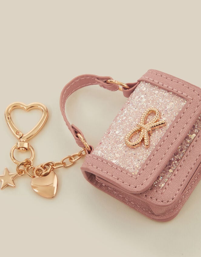 Mini Bag Charm, Pink (PINK), large