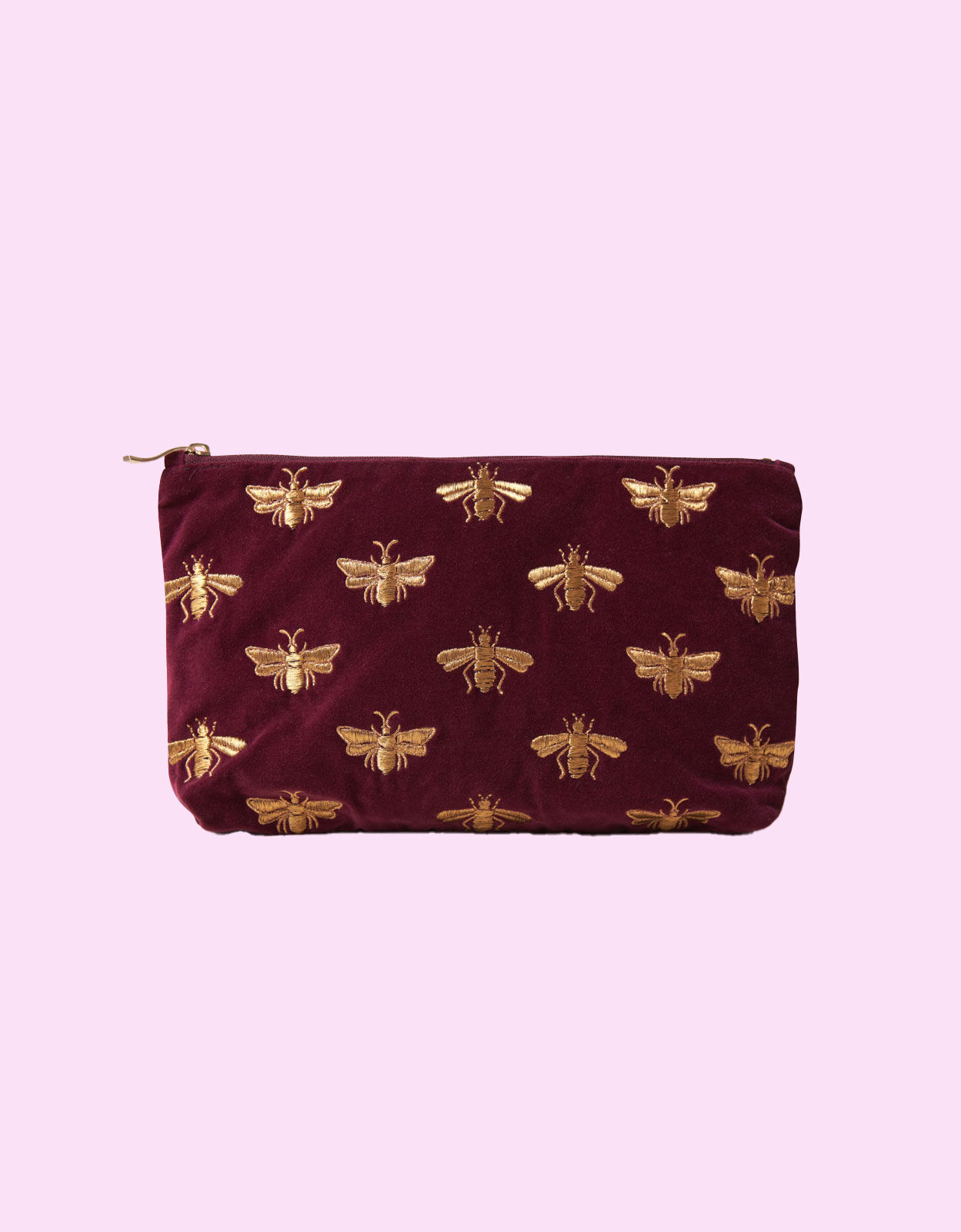 送料関税込【Elizabeth Scarlett】Zip Pouch ジップポーチ 関税送料込み/国内配送☆Elizabeth Scarlettハニービーポーチ