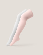 2-Pack Floral Lace Tights, Multi (MULTI), large