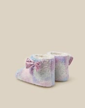 Fluffy Snowflake Boot Slippers, Multi (MULTI), large