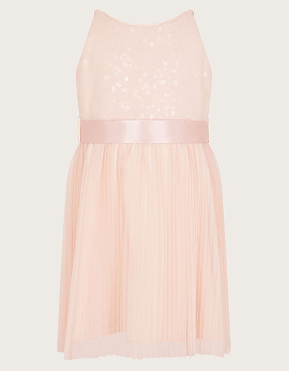 Baby Keita Sequin Pleated Dress, Pink (PINK), large