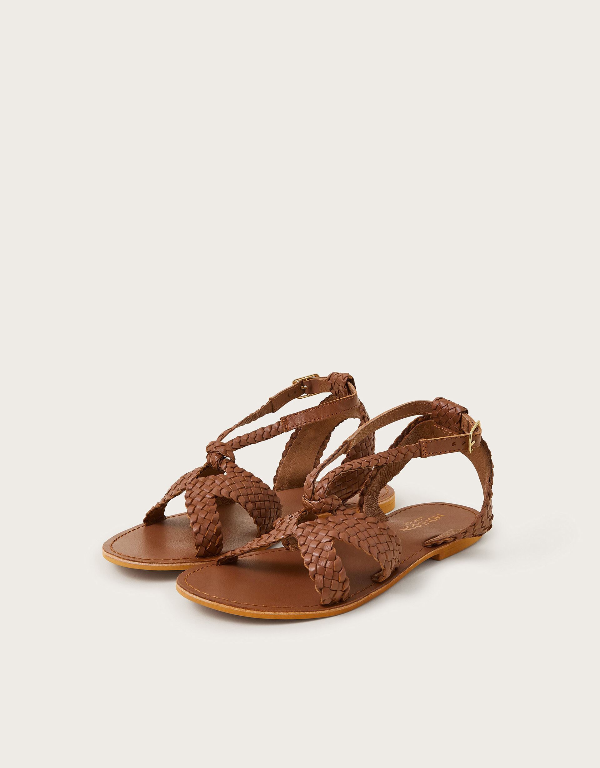 Woven Napa Leather Sandals