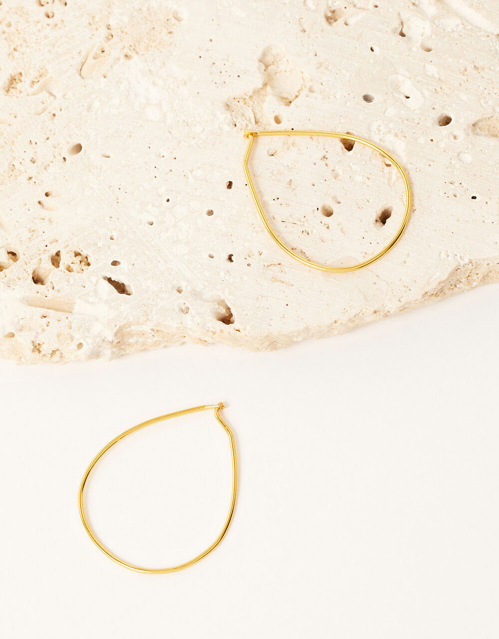 Women Women's Accessories | Gold-Plated Fine Hoop Earrings - CC55856