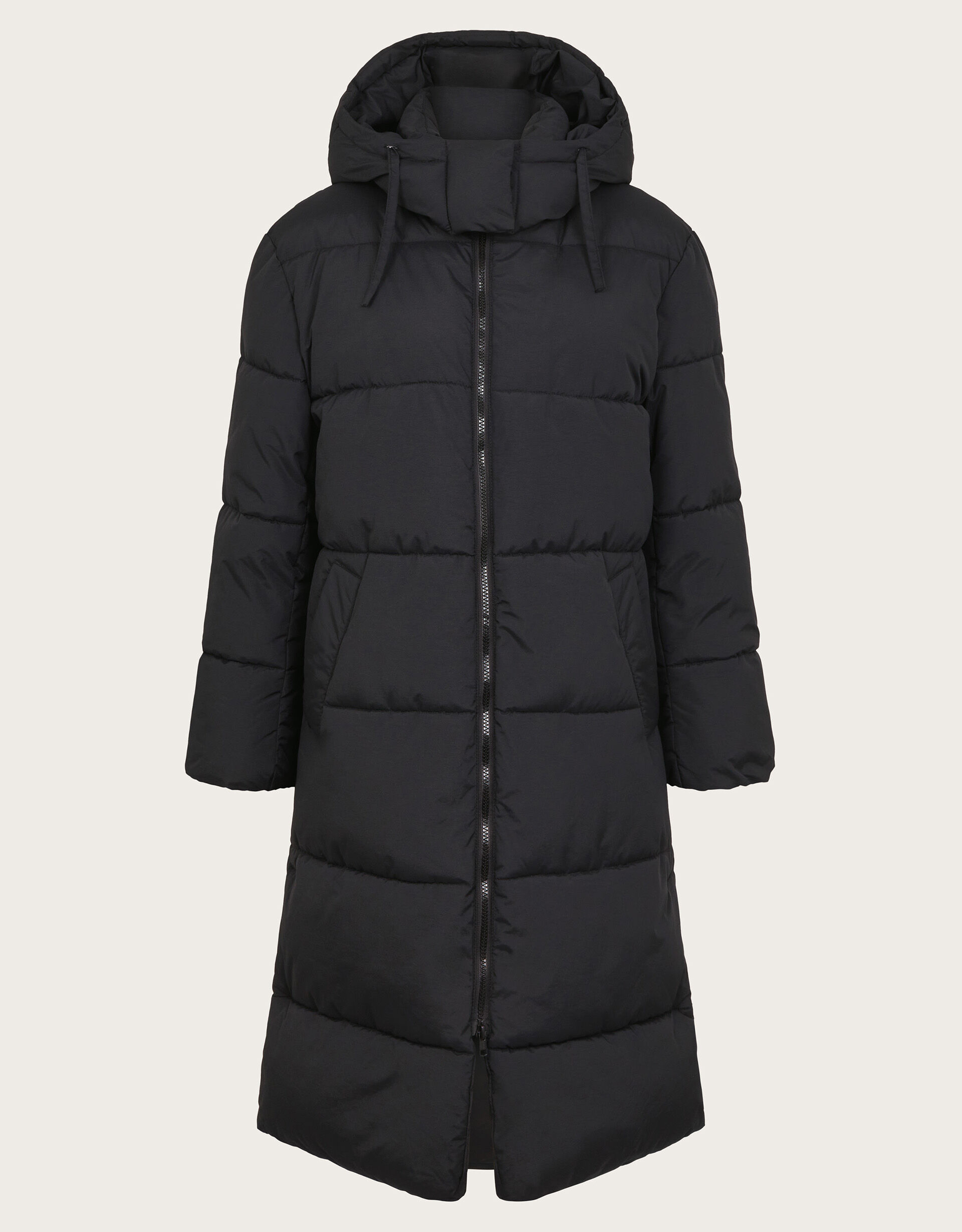 Lissy Long Hooded Puffer Coat Black Women s Coats Monsoon UK