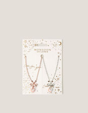 Bow Heart Pendant Necklace Gift Set, , large