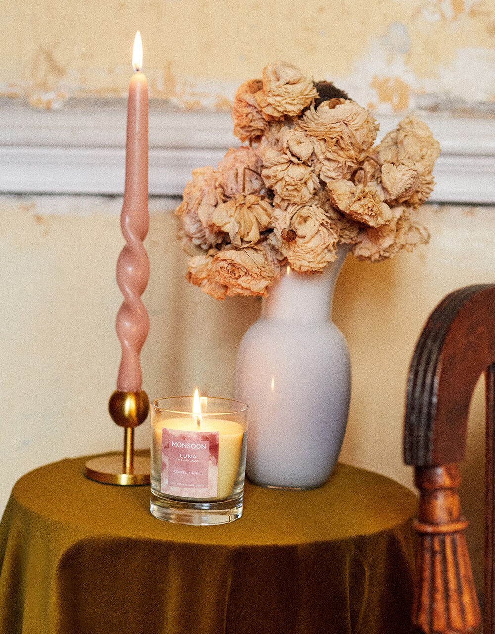 Women Home & Gifting | Luna Natural Sage Orange Scented Candle - TL09795