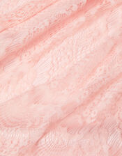 Angelina Eyelash Lace Swing Dress, Pink (PINK), large