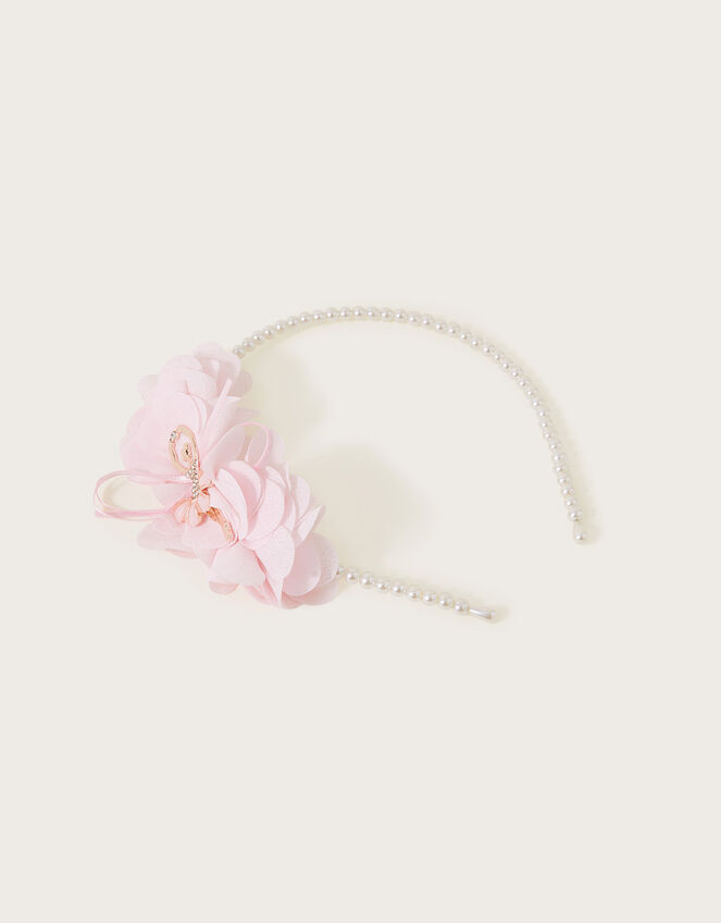 Ballerina Ruffle Bow Headband, , large